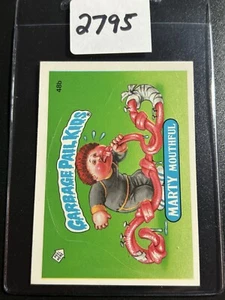 1985 Topps Garbage Pail Kids GPK Card Second Series 2 OS2 GLO 48b Marty Mouthful - Bild 1 von 3
