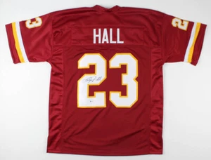 DeAngelo Hall Signed Washington Redskins Jersey (Beckett Hologram) 3xPro Bowl DB - Picture 1 of 4