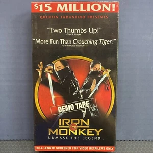 Iron Monkey Unmask Legend VHS Demo Tape Quentin Tarantino Grindhouse Martial Art - Picture 1 of 4