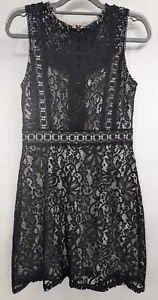 Disney Beauty and Beast Juniors size Medium Black Shift Dress Sleeveless - Picture 1 of 7