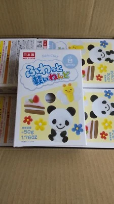 DAISO Soft Clay WHITE ( 24 Set) for craft and hobby use. Made in Japan IN STOCK - Image 1 of 4
