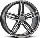 Alloy Wheels 19&quot; Romac Venom Grey Polished Face For Audi TTS [8J] 08-14