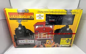 Rail King Ready-to-Run SANTA FE 2-8-0 Steam Train Set 30-4088-0 New 2002 - Picture 1 of 5