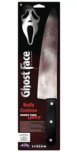 15" Scream Ghost Face Bloody Butcher Knife - Picture 1 of 1