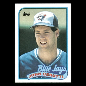 Tarjeta de béisbol John Cerutti #347 1989 Topps Toronto Blue Jays MLB - Imagen 1 de 3