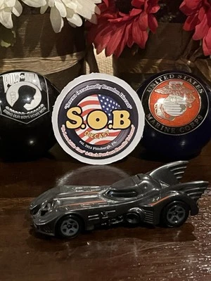 Hot Wheels HW City Batman Batmobile Black Diecast 1:64 USED NM Condition - Image 1 of 4