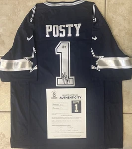 Post Malone signed handsigniert Dallas Cowboys Posty Trikot Beckett LOA - Bild 1 von 4