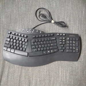Perixx PERIBOARD-512 Wired USB Full-Sized Split Ergonomic Keyboard WORKS GREAT! - Picture 1 of 3