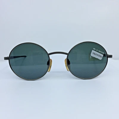 Nuevas gafas de sol vintage Valentino V 655 V655 C. 1062 verde antiguo 51-21 mm Italia Foto 1 de 4