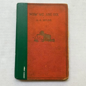 Now We Are Six by A.A. Milne Book Rare 1927 Hardcover Edition FLAWS - Picture 1 of 9