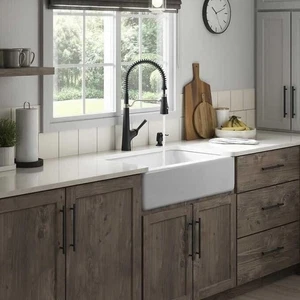 Kohler Albany R33400-SD-VSM Semi Pro Küchenarmatur & Seifenspender mattschwarz - Bild 1 von 7
