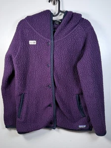 Patagonia Damen Retro Flor Sherpa Fleece Kapuzenjacke lila Gr. Small 19x25,5 - Bild 1 von 10