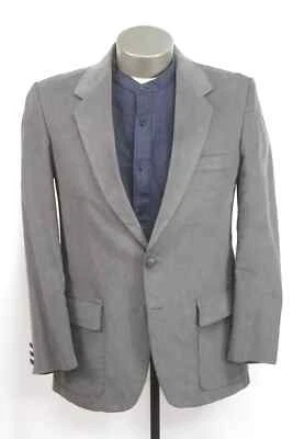 mens gray VINTAGE CORDUROY blazer jacket cord sport suit coat farah 40 R - Image 1 of 4