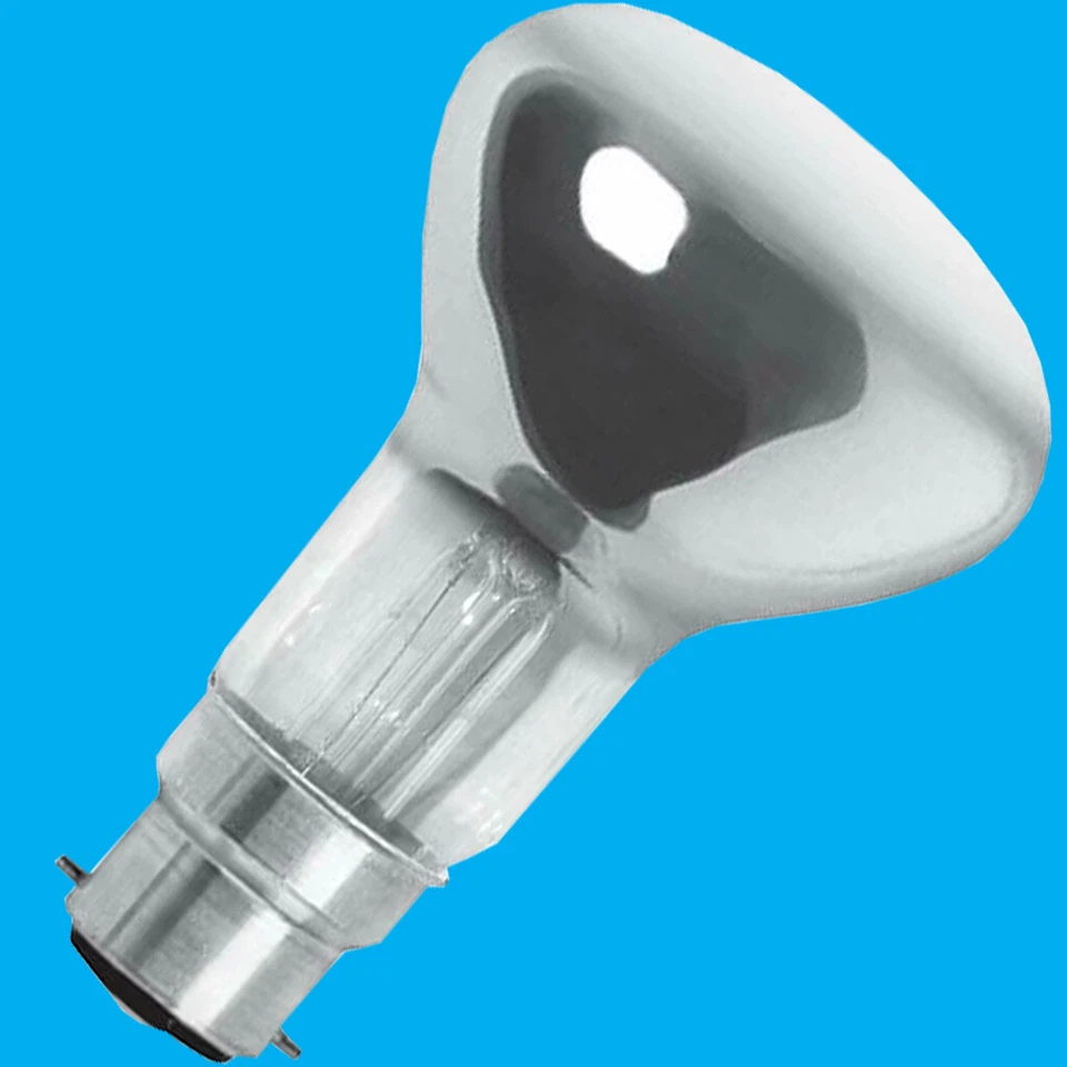 2x 40W R63 Dimmable Clear Reflector Spotlight Heat Lamp Light Bulb BC B22 - Image 1 of 1