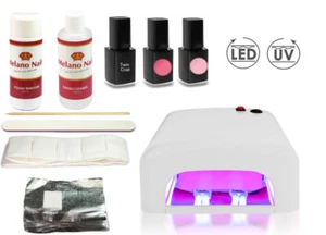 UV Polish UV Lampe STARTER SET 2x UV Polish in Rosa Set-83 - Bild 1 von 4