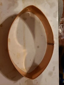 BRAMAN Football Eye Lemon Lime Heavy Copper COOKIE CUTTER - Picture 1 of 5