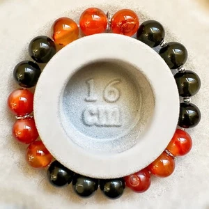 NEW Red Black Crystal Bracelet assoctaed with Power, Passion, Stability,Vitality - Picture 1 of 2
