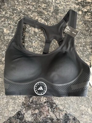 阿迪达斯 Stella McCartney 女式运动文胸,可调节文胸。 选择尺寸。 全新带标签 — 第 1/4 张图片