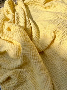 Muslin Fabric By 2 Meters - Organic Muslin Fabric - Baby Cotton Muslin - 4 Layer - Picture 1 of 13