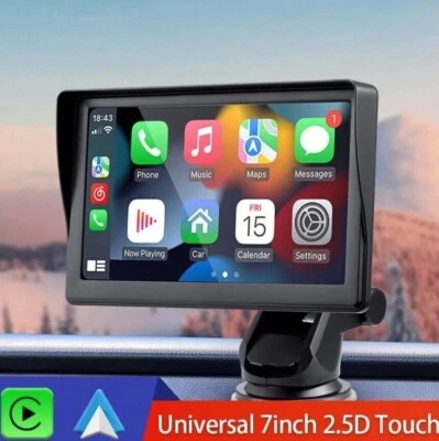 UNIVERSAL WIRELESS CAR RADIO WITH TOUCH SCREEN / APPLE CARPLAY & ANDROID AUTO - Photo 1/4