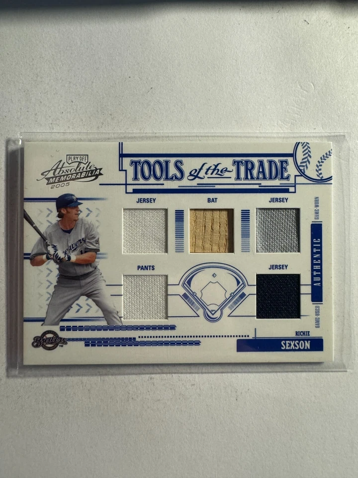K248,145 - 2005 Absolute Tools of the Trade Swatch Five #TT167 R.Sexson #/150 - Image 1 of 1