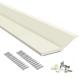 Garage Door Seal Top and Sides Seal Strip Beige 34.4FT Rubber Weather Strippi... - Picture 1 of 9
