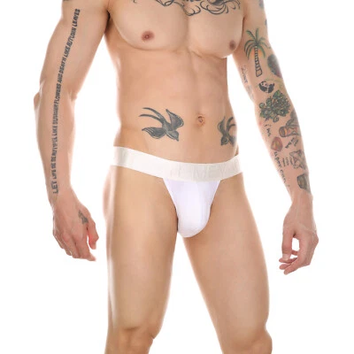 Slip uomo perizoma tanga perizoma sexy seta di ghiaccio trasparente mutande - Immagine 1 di 4