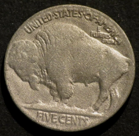 1918 D Semi-Key Date Buffalo Nickel Horn Details Holo-Restored Coin A957 Cover
