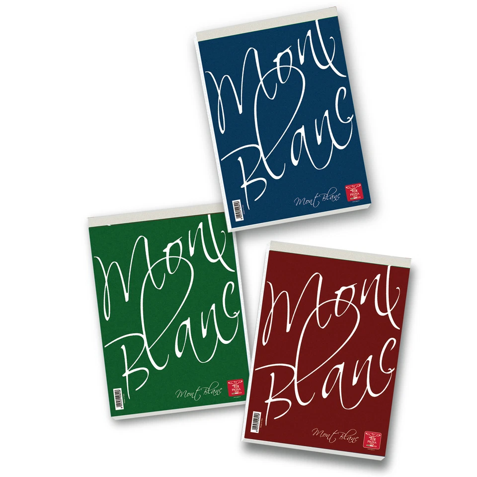 Block Notes Montblanc Quadretti 5 mm A6 60gr Pigna 20 Blocchi da 70 Fogli