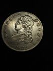 1833 capped bust half dollar cleaned #142
