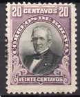 4. Alte gestempelte Briefmarke Bolivien.