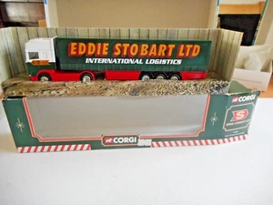 Corgi TY87010 DAF '95 Cab and Curtainside Eddie Stobart + box - Picture 1 of 10