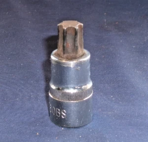 MAC Tools VT60BS, T60 Torx Bit Cromo Socket Driver, 1/2" Drive, 2" Long - Imagen 1 de 5