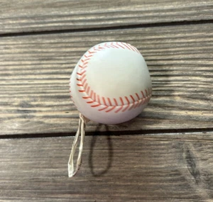 Soft White Red Baseball Kids Pretend Toy Ball 2.5” - Picture 1 of 2