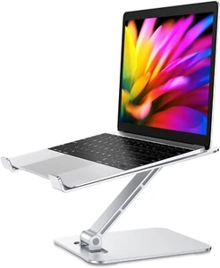 Stojak na laptopa Ergonomiczny Regulowana wysokość Notebook Uniwersalny Srebrny B199 - Zdjęcie 1 z 5