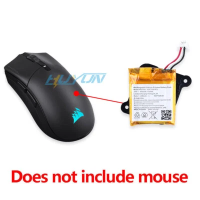 Replacement Battery Applicable to Corsair Sabre RGB Pro Wireless Gaming Mouse - Image 1 of 4