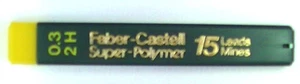 Faber Castell Pencil Leads 0.3mm HB 2H or 3H or 0.7mm 3H Black Grades - Picture 1 of 19