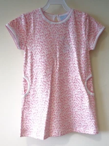 NWT Bella Bliss Love Letters Print Clay Pima Cotton Dress Girl's Size 7 - Picture 1 of 2