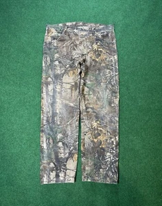 Y2K Wrangler Pro Gear Realtree Camo Hip Hop Mens 40x30 Hunting Pants - Picture 1 of 8