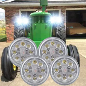 4pcs RE10962 Sealed LED Hi/Lo Beam For John Deere Tractor 4430 4450 4620 4630 - Picture 1 of 11