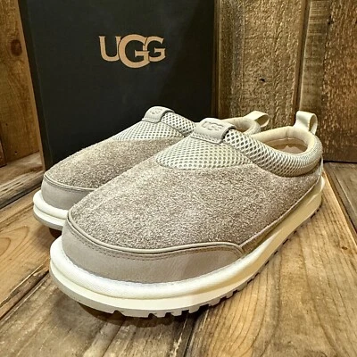UGG 男式 TASMAN IOE SLIPPER 尺码 US 9 灰色麂皮绒懒人鞋 — 第 1/4 张图片