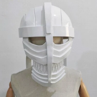 BLEACH Shinji Hirako White EVA Helmet Cosplay Mask Prop Anime Role Play Show - Image 1 of 4
