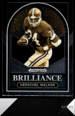 2023 Panini Prizm Draft Picks #BR-14 Herschel Walker Brilliance Georgia Bulldogs - Image 1 of 2