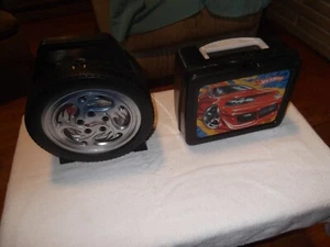 2 Hot Wheels Storage Case and Lunch Box lot - Picture 1 of 2