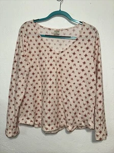 Top de pijama para mujer Soma talla L manga suave elástico dormir panal estrella PJ B5 - Imagen 1 de 17