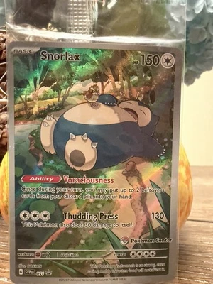 Snorlax 051 Pokemon Center Exclusive S&V 151 Sealed Promo - Image 1 of 4