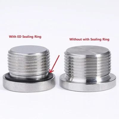 Ölablassschraube Schrauben M8-M48 A2 Edelstahl Flanschschrauben mit Innensechskant - Bild 1 von 4