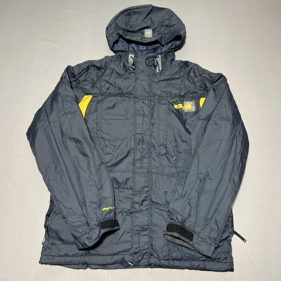 Chaqueta de Snowboard Foursquare TECHFOUR 5000 De Colección Para Hombre Grande Azul/Amarillo Foto 1 de 4