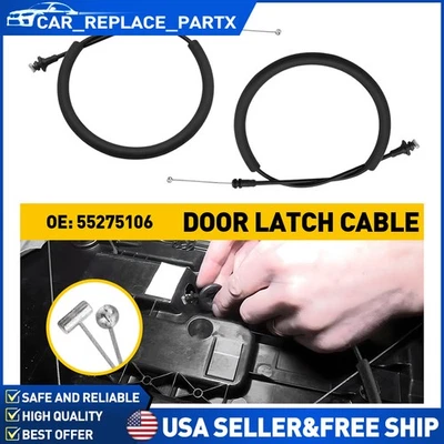 2x Cable de liberación de pestillo de puerta trasera para Dodge Ram 2500 3500 1500 1998-02 izquierda/derecha Foto 1 de 4