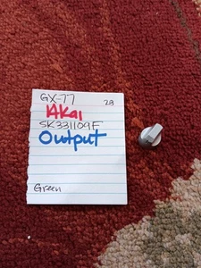 📈 AKAI 👈 SK331109F OUTPUT KNOB 💥 GX-77 STEREO REEL TO REEL - Picture 1 of 4